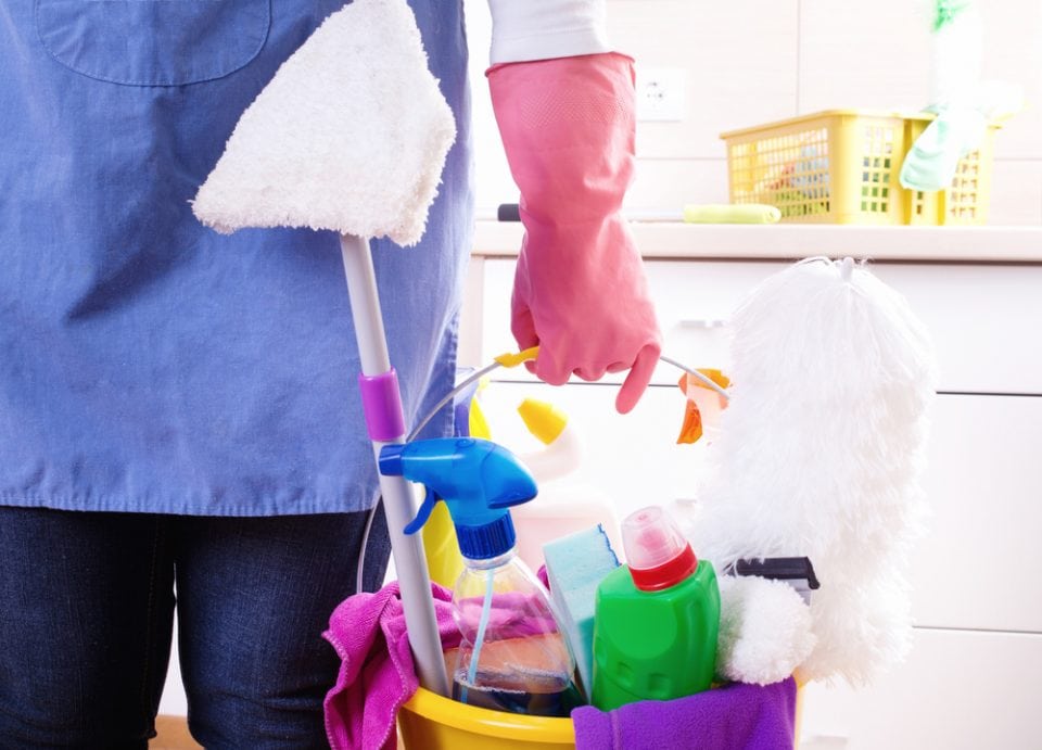 huis gemakkelijk schoon als werkende moeder