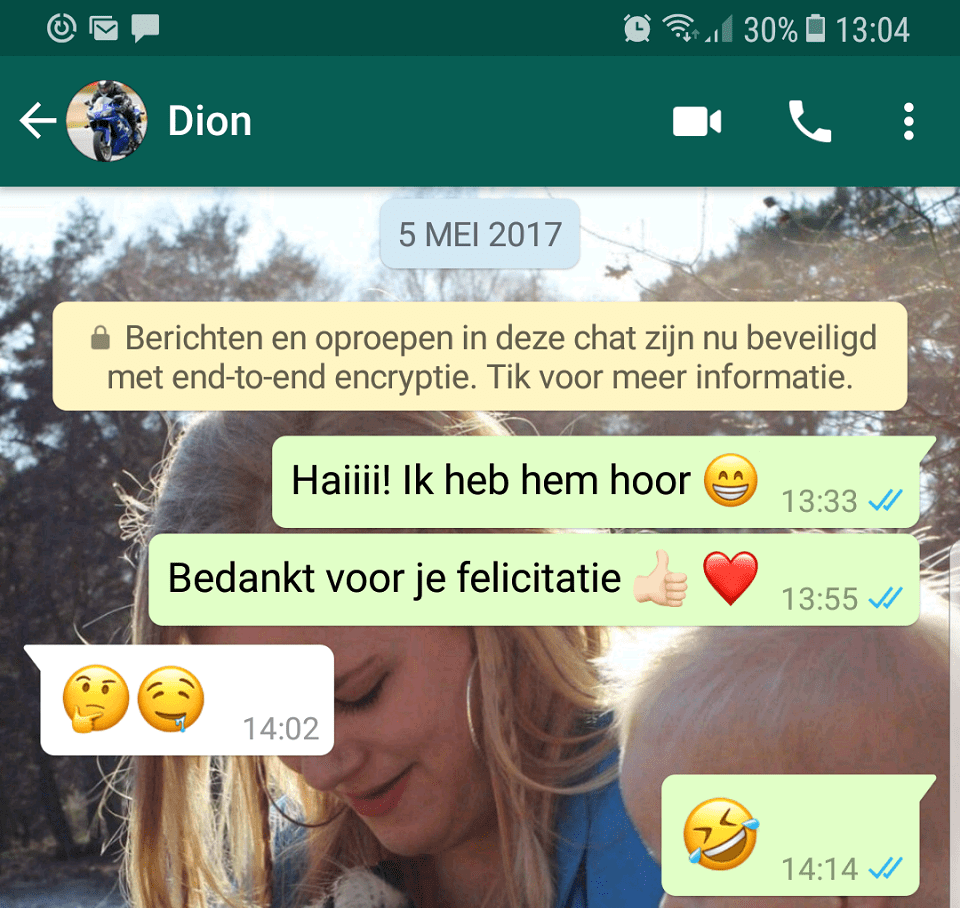 eerste appje op samsung galaxy s8