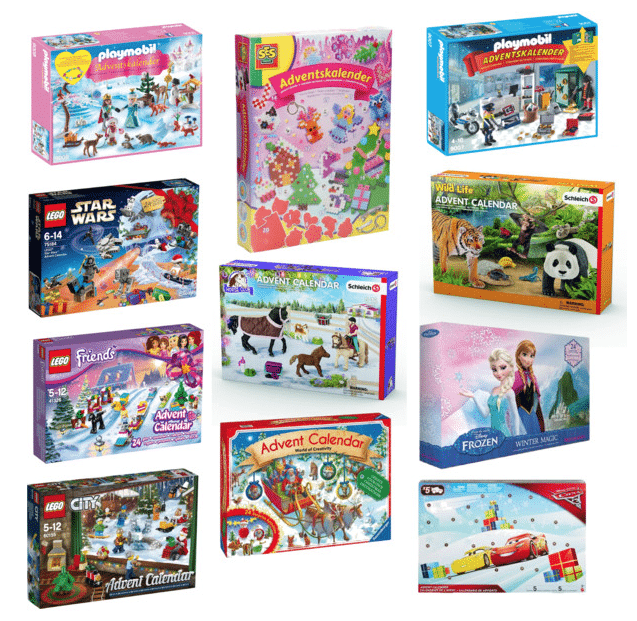 speelgoed adventskalenders LEGO Playmobil SES