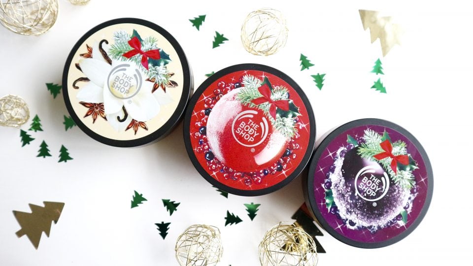 The Body Shop Seasonal Body Butters Frosted Berries Frosted Plum Vanilla Chai Review