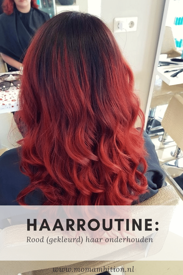 Haarroutine voor een Red Head : (gekleurd) rood haar onderhouden momambition.nl