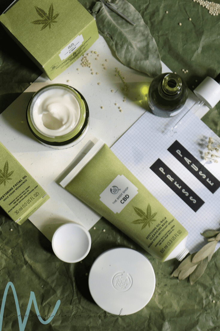 the body shop CBD Soothing Oil-Balm Cleansing Mask